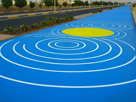 APPLICATION ACRYLIC FLOORING CONCLUDED