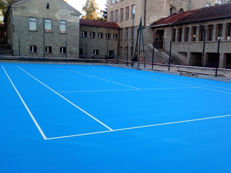 ACRYLIC OUTDOOR SPORTS FLOORING