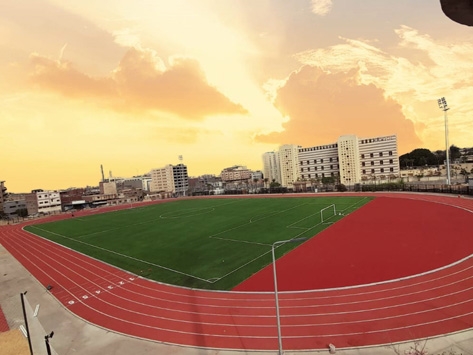 RUNNING TRACK PROJECT IN EGYPT COMPLETED