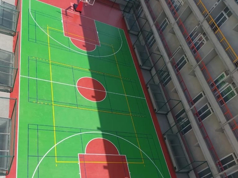 POLYURETHANE SPORTS FLOORING SYSTEM - OUTDOOR COURT