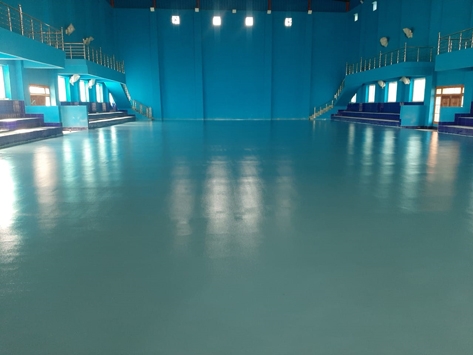 INDOOR SPORTS COURT PROJECT IN PROGRESS, PAKISTAN