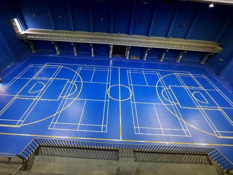 PAKISTAN-NEW INDOOR SPORTS FLOORING