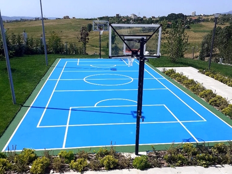ALBANIA - OUTDOOR SPORTS FLOORING IN A HOTEL COMPLEX
