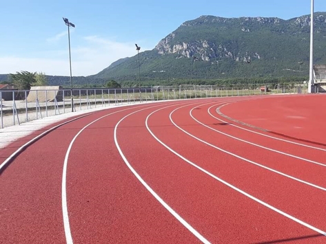 GREECE-NEW RUNNING TRACK IN KALAMPAKA