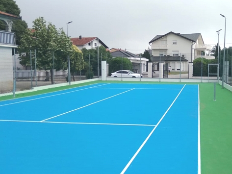 BOSNIA-HERZEGOVINA - OUTDOOR SPORTS FLOORING PROJECT FINISHED