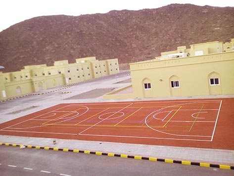 OUTDOOR SPORTS FLOORING IN QATAR
