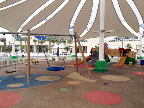 PLAYGROUND FLOORING IN AL LUSAIL SPORTS CLUB - DOHA, QATAR