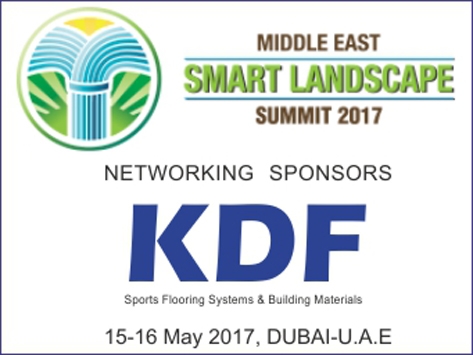 KDF SPONSOR OF SMART LANDSCAPE IN DUBAI 2017